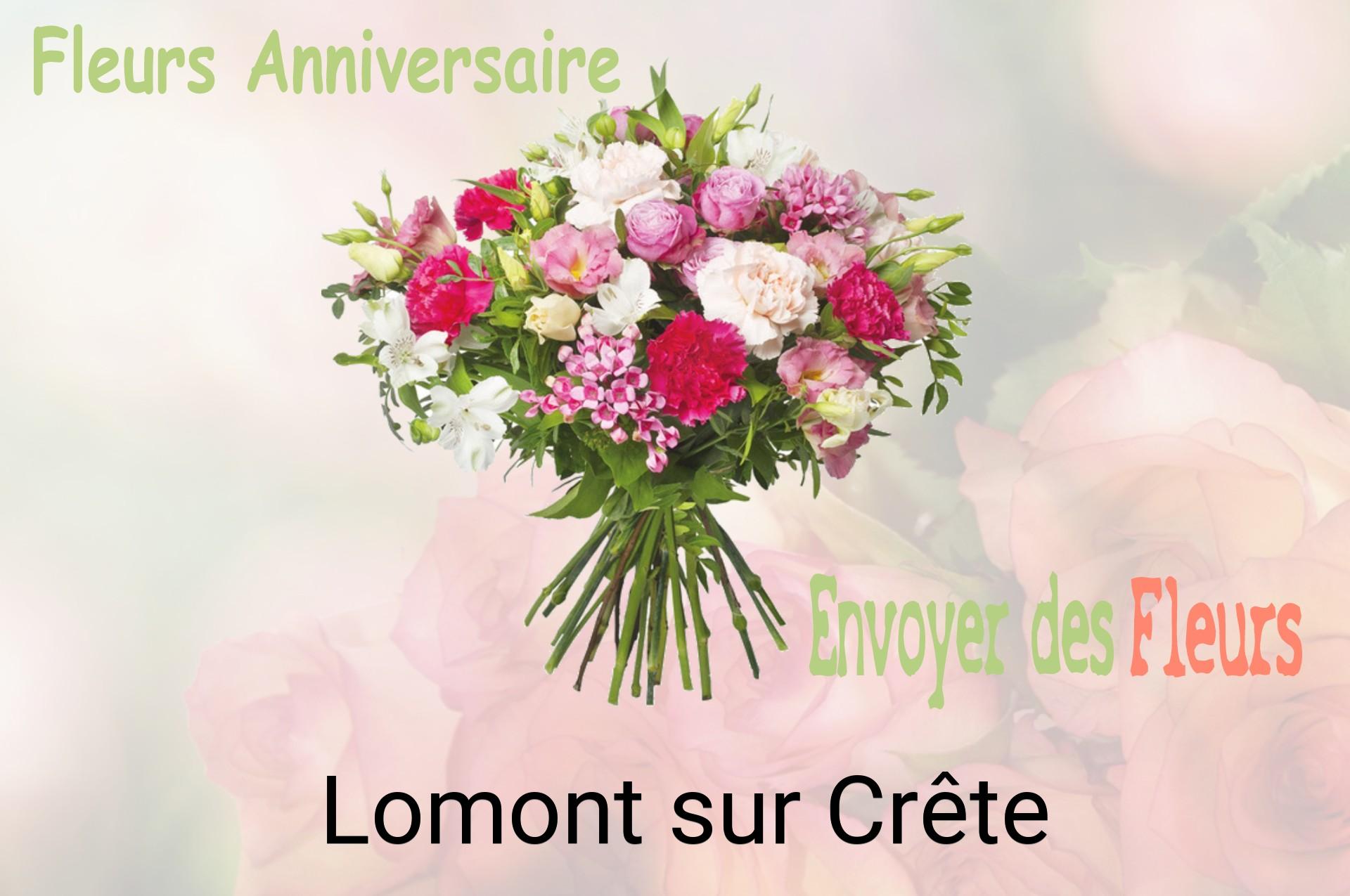 Bouquet de fleurs d’anniversaire livré à Lomont-sur-Crête