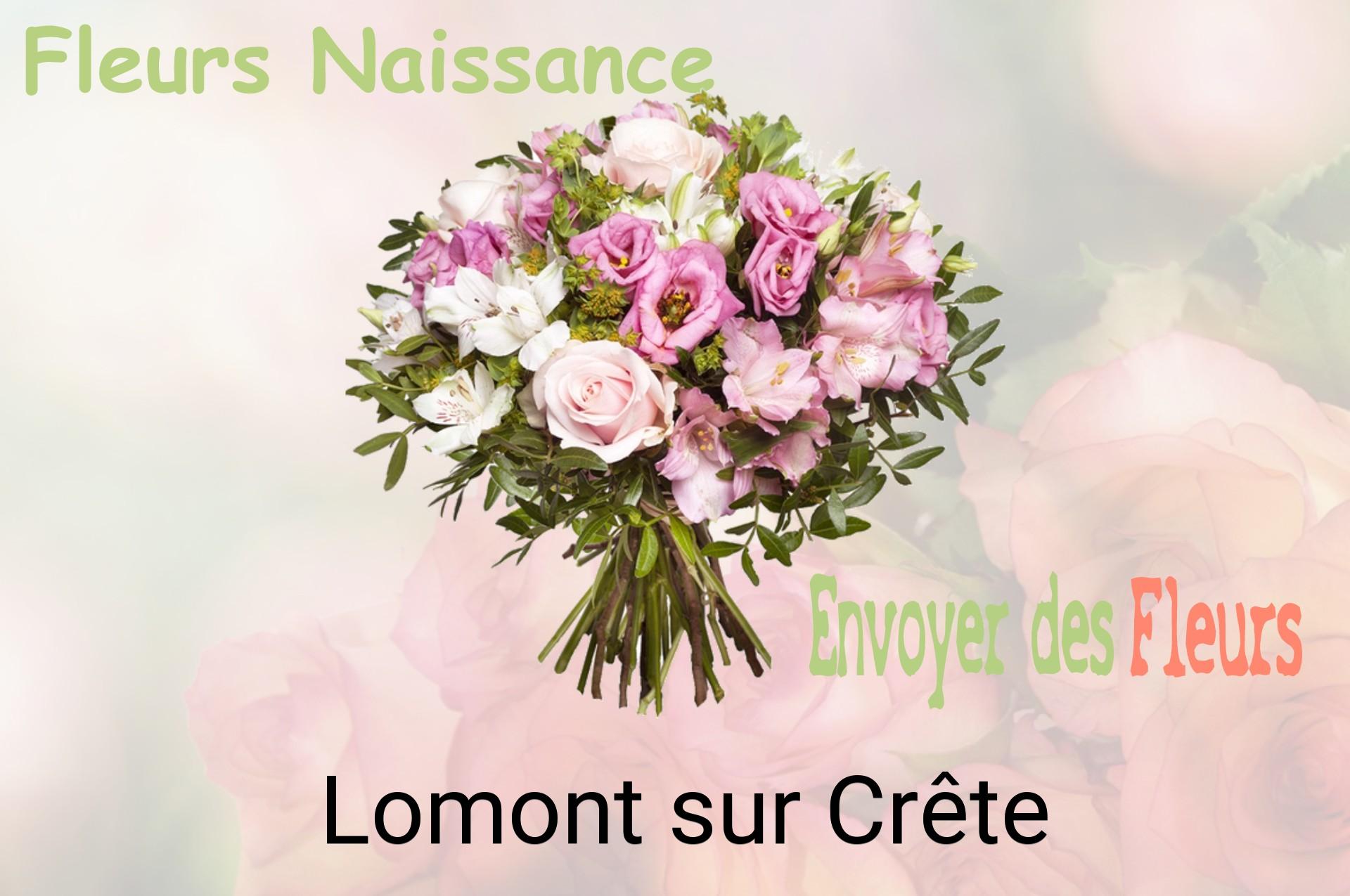 Bouquet de fleurs de naissance livré à Lomont-sur-Crête